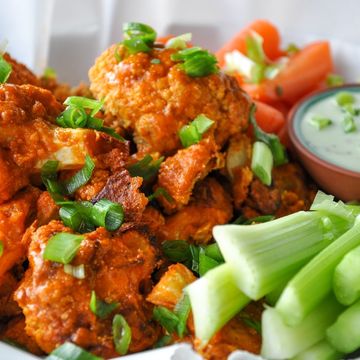 Cauliflower Wings (V)