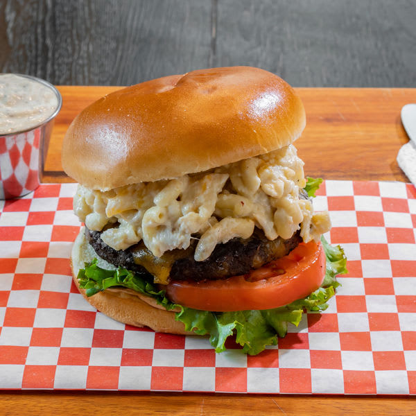 Truffle Crab Mac Cheeseburger