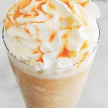 Caramel Frappe w/ Whipped Cream