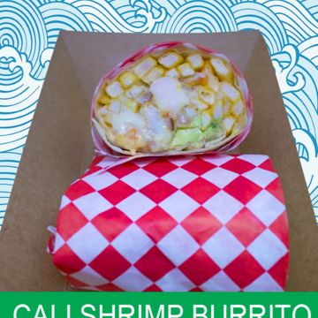 California Shrimp Burrito 