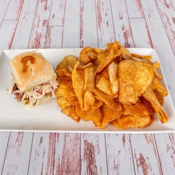 Smoked pulled pork slider Meal