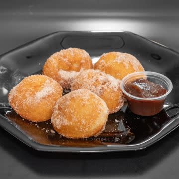 Cinnamon Fried Biscuits w/ Apple Butter