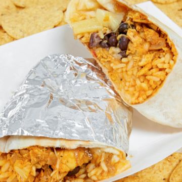 Pineapple Pico Burrito