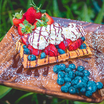 Fantastic Fruit Waffle 