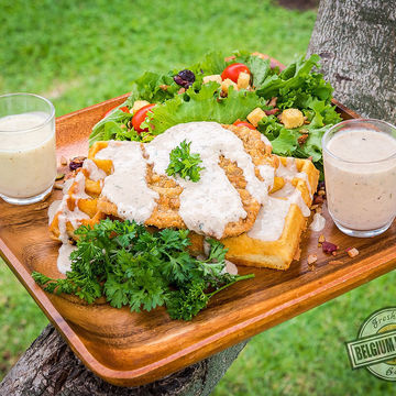 Country Fried Steak Waffle 