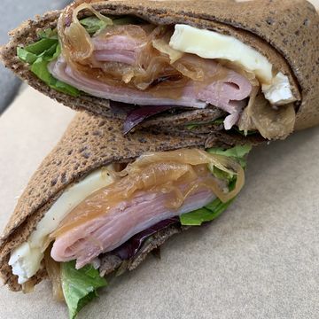 Brie Wrap in a organic buckwheat crepes