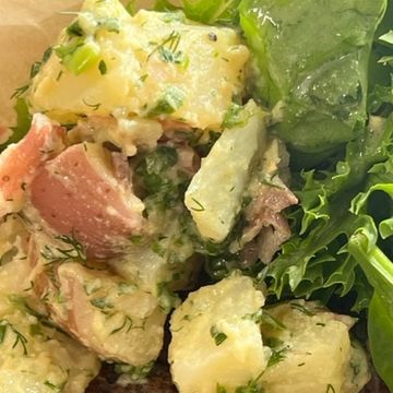 Fresh Herb Potato Salad & Mixed Greens