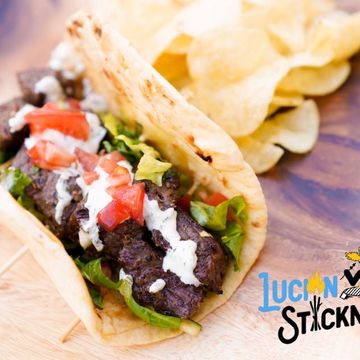 Steak island wrap