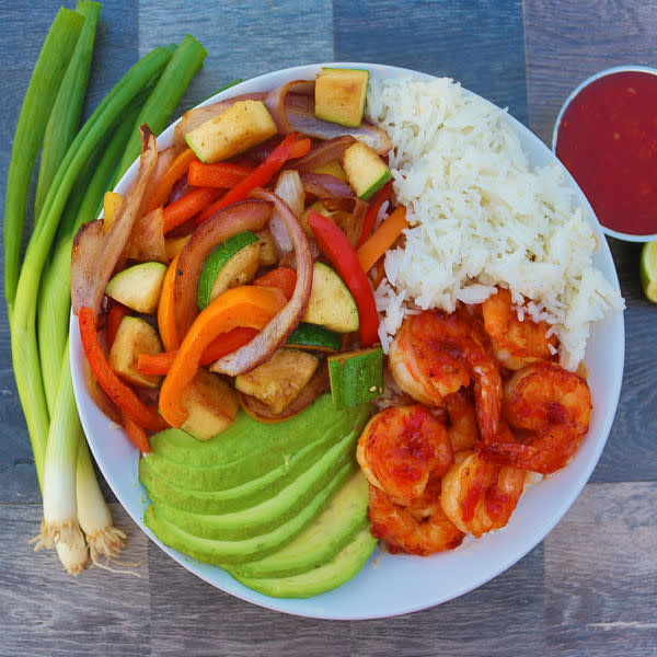 Sweet Chili Shrimp Bowl