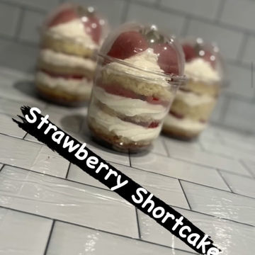 Strawberry Shortcake Cake Cup