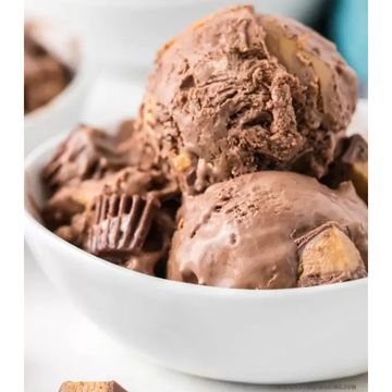 Chocolate Peanut Butter Cup Italian Ice