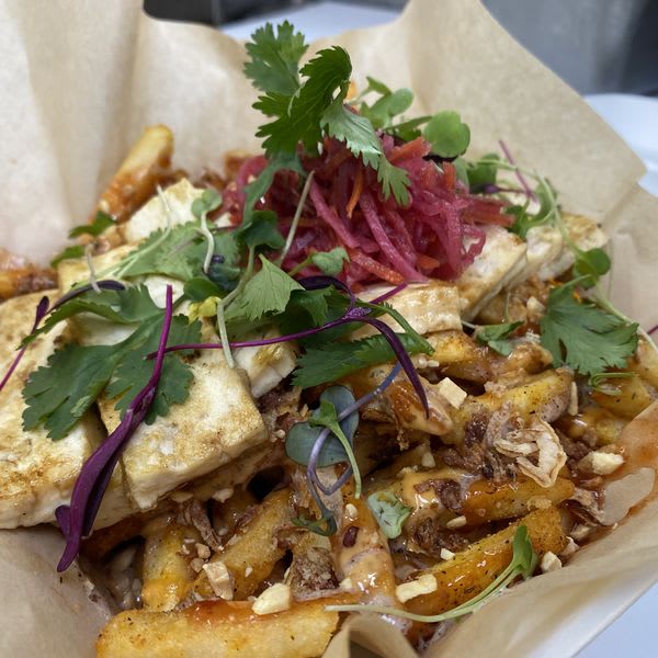 Loaded Tofu Fries