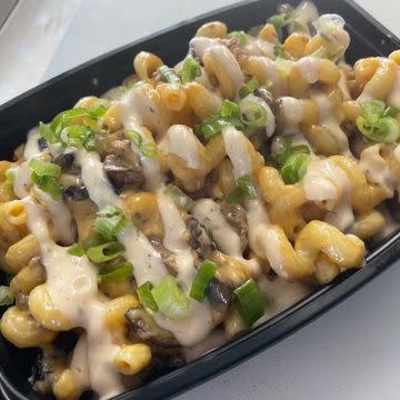 Beef Stroganoff Mac n Cheese (GF option)