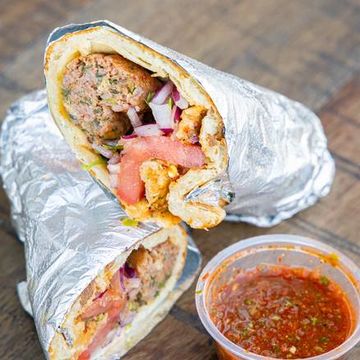 Beef Seekh Kebob Wrap