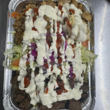 Beef & Chicken Over Rice