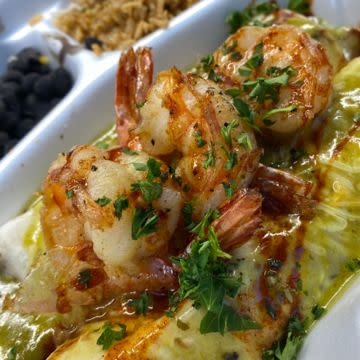 Shrimp Enchilada Plate 