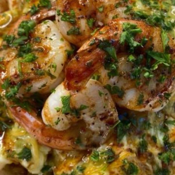 Chicken & Shrimp Enchilada Fries 