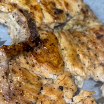 Turkey Breast Chops w/ 1 Side & Toast 