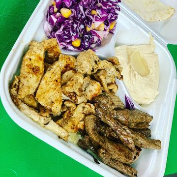 Combo Beef & Chicken Plate