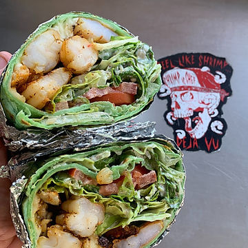 Shrimptruck Caesar Burrito
