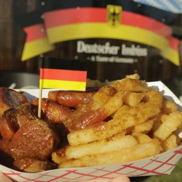 Currywurst - with one side of your choice