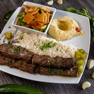 Beef kafta “lula” Kabab 