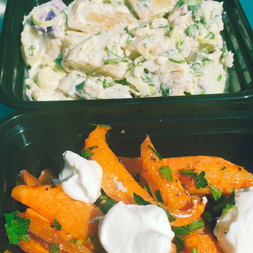 Roasted Carrot Side Salad 