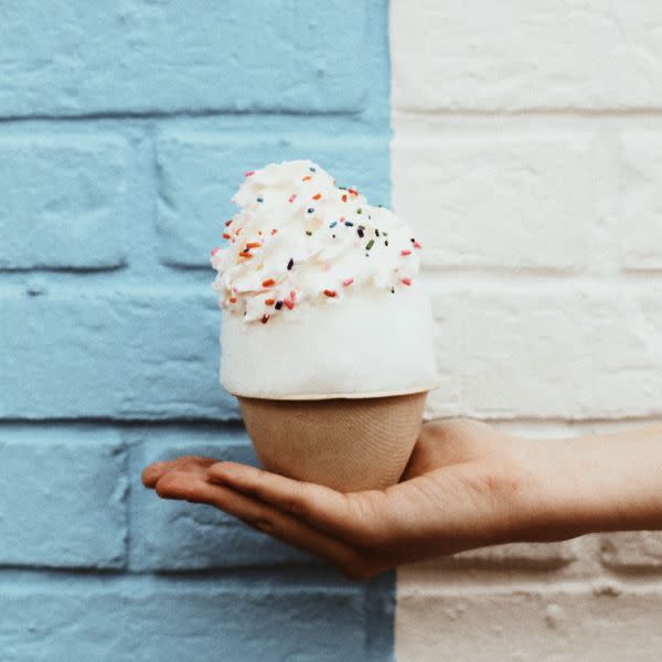 Ice Cream & Cake Stuffed Snoball