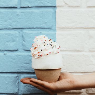 Ice Cream & Cake Stuffed Snoball