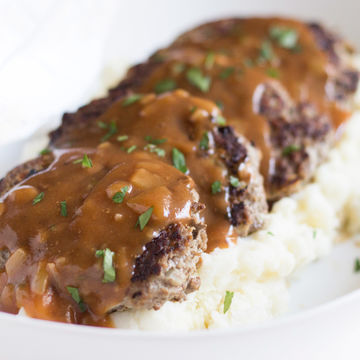 Mama Ann's Salisbury Meatloaf