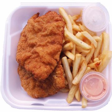 Schnitzl + Fries