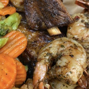 Caribbean Surf and Turf (Wings + Jumbo Shrimp)