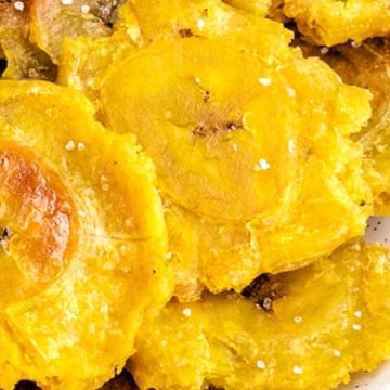 Pressed Green Plantains (Tostones)