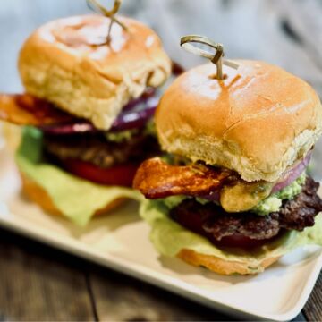 Bacon Avocado Sliders