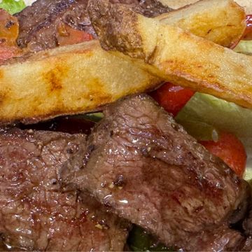 Steak Frites Pita Wrap