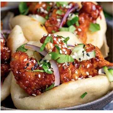 Korean fried Chicken baos