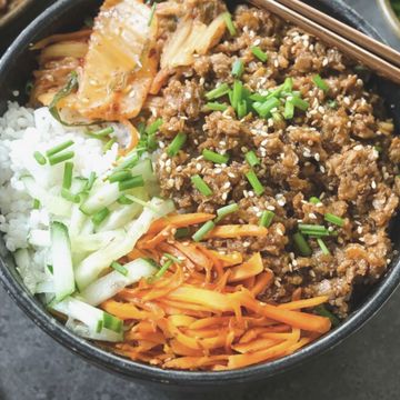 Made to order rice bowls or Noodle bowl
