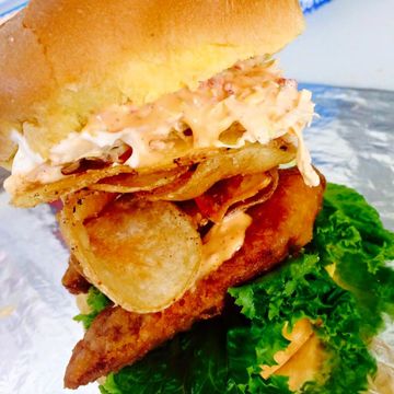 Fish and Chip Sandwich 