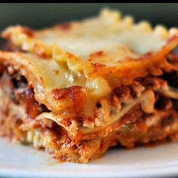 Open pit Sheet pan Italian lasagna 