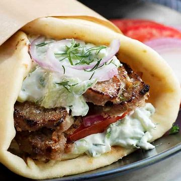 Lamb-Beef Gyro Wrap 