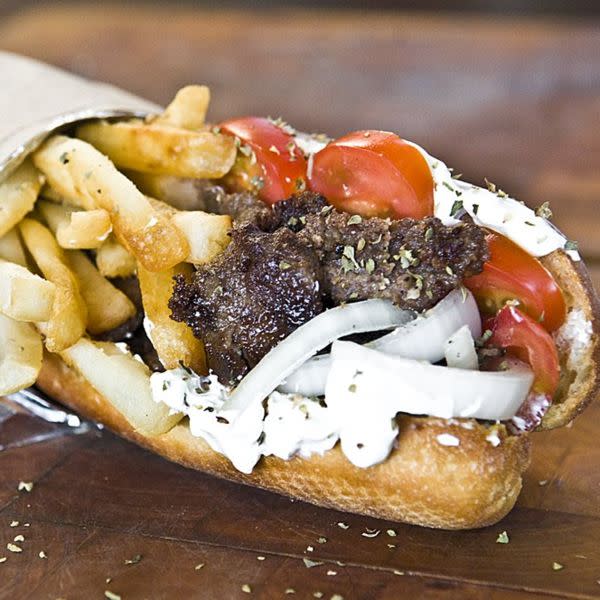 Beef/Lamb Gyros in Vromiko Bread