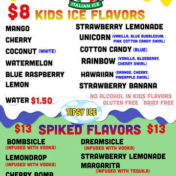 Flavors to Choose from 
