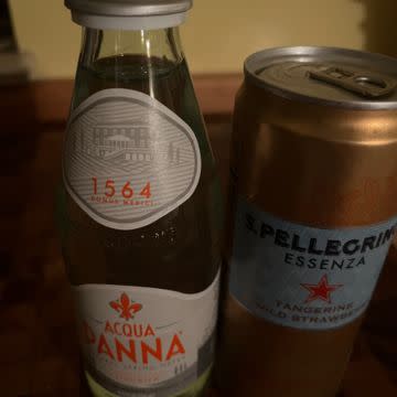 Assorted Italian drinks