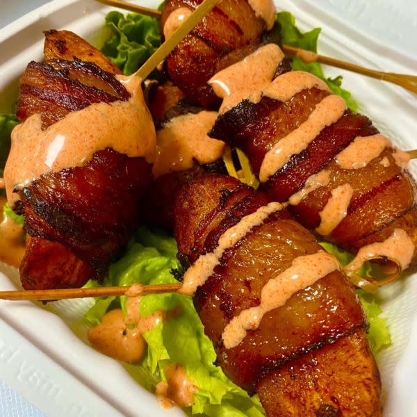 Jalapeño Bacon Wrapped Plantains