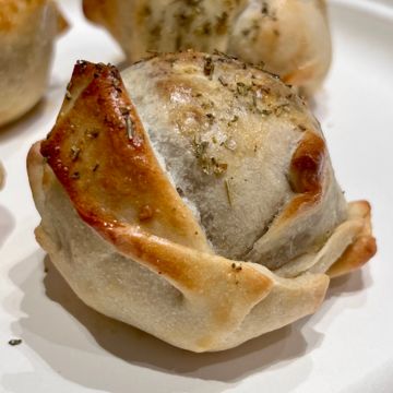 Italian meatball wraps