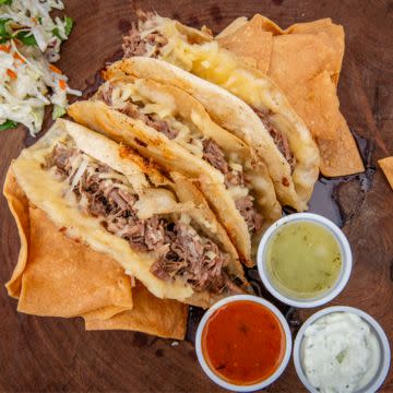 Brisket Barbacoa Tacos