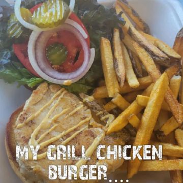 Grilled Chicken Breast Burger 
