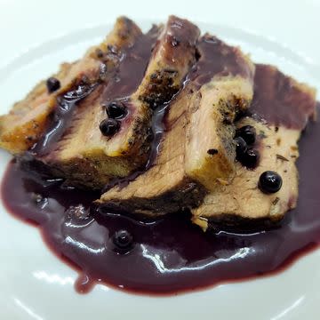 Braised Beef Brisket with Juniper Berry Sauce