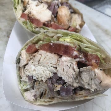 Greek Chicken Wrap