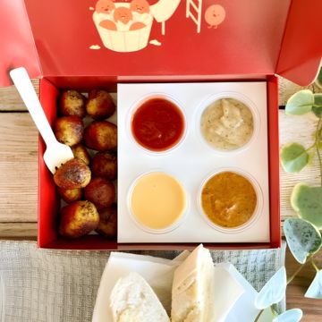Meatballs (Large) + 4 Sauces
